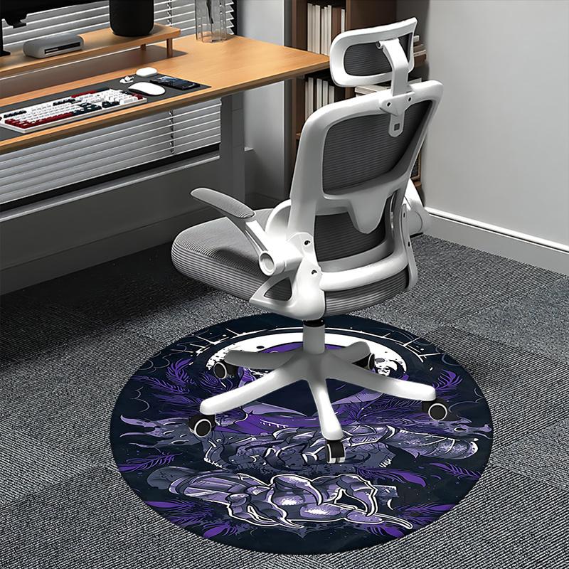 

Moon Knight,Superhero Chair mat Round Rug Office carpet, Non slip, Suitable for Living Rooms, Bedrooms Decor 1205569a 80cm by 80cm