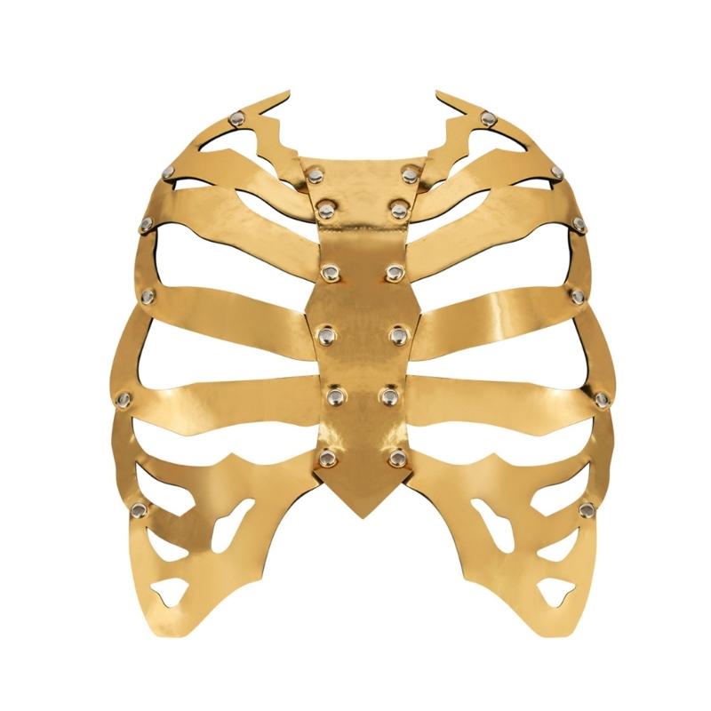 Leather Skeleton Handmade Bone Jewelry Secure Closure Design For Cosplay Event And Gothic Fashion
