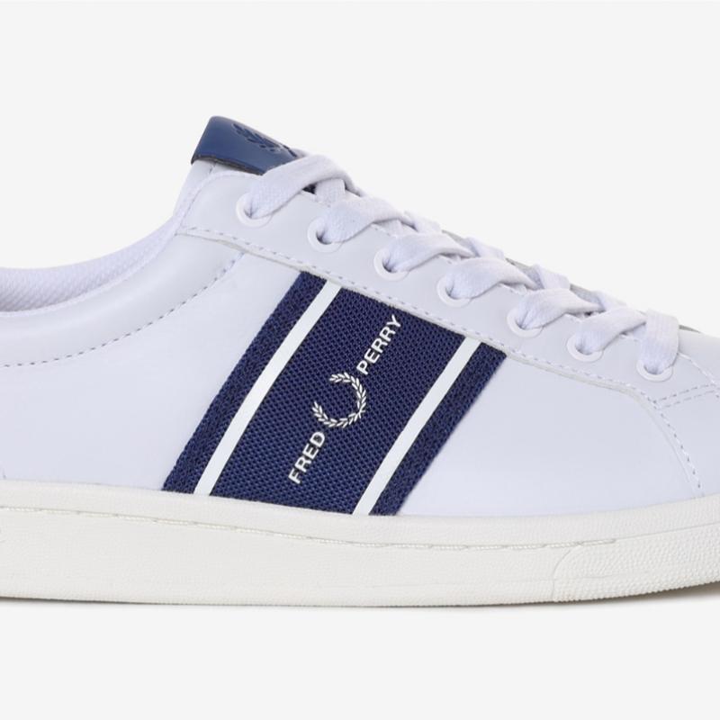 Fred Perry Unisex Leather Sneakers B721 Leather Graphic Sfpu2315305 134