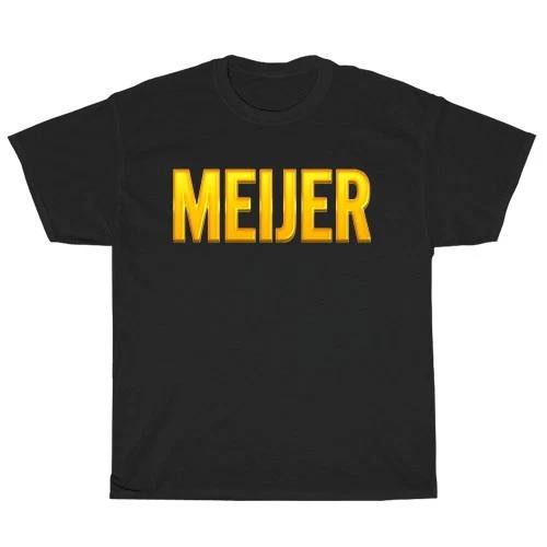 Meijer Groceries Logo (2) American Men s T-Shirt Funny Size S to 5XL S