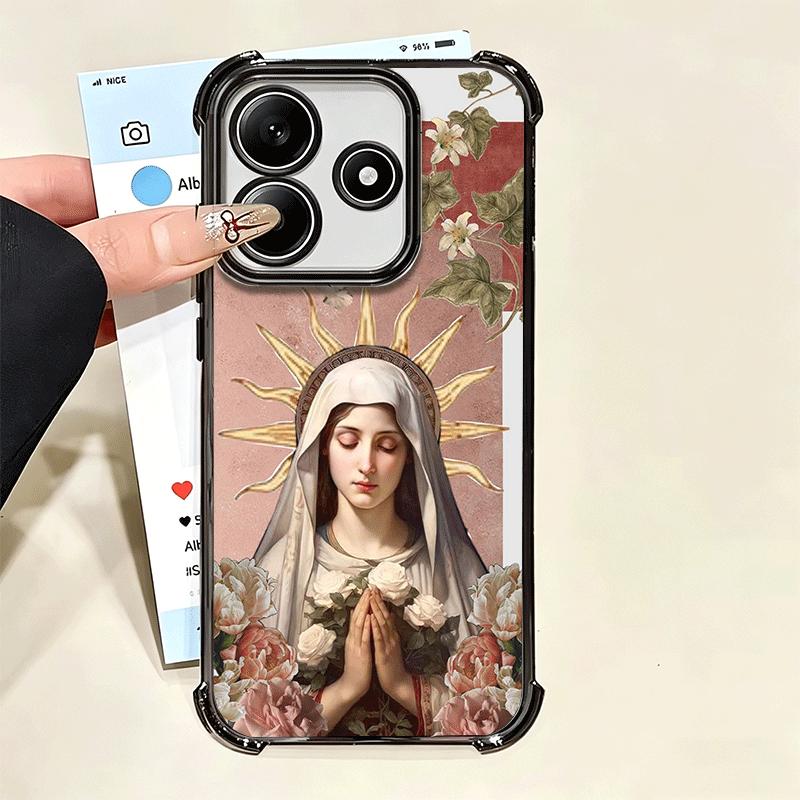 Virgen Mary Virgin De Guadalupe Soft Phone Case For Xiaomi Poco X7 X8 Pro Max X6 X5 X3 F8 Ultra F7 M8 M7 M5S Redmi 15C 15A 15 14