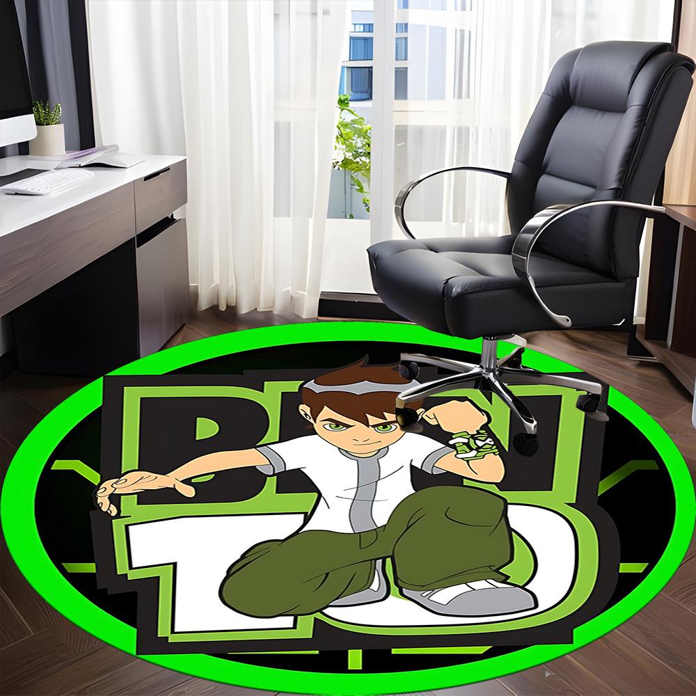 1pc Ben 10Chair Carpet for Office, Non-slip, Soft and Durable Office Rug for Interior Decoration, Perfect for Office yy250925108