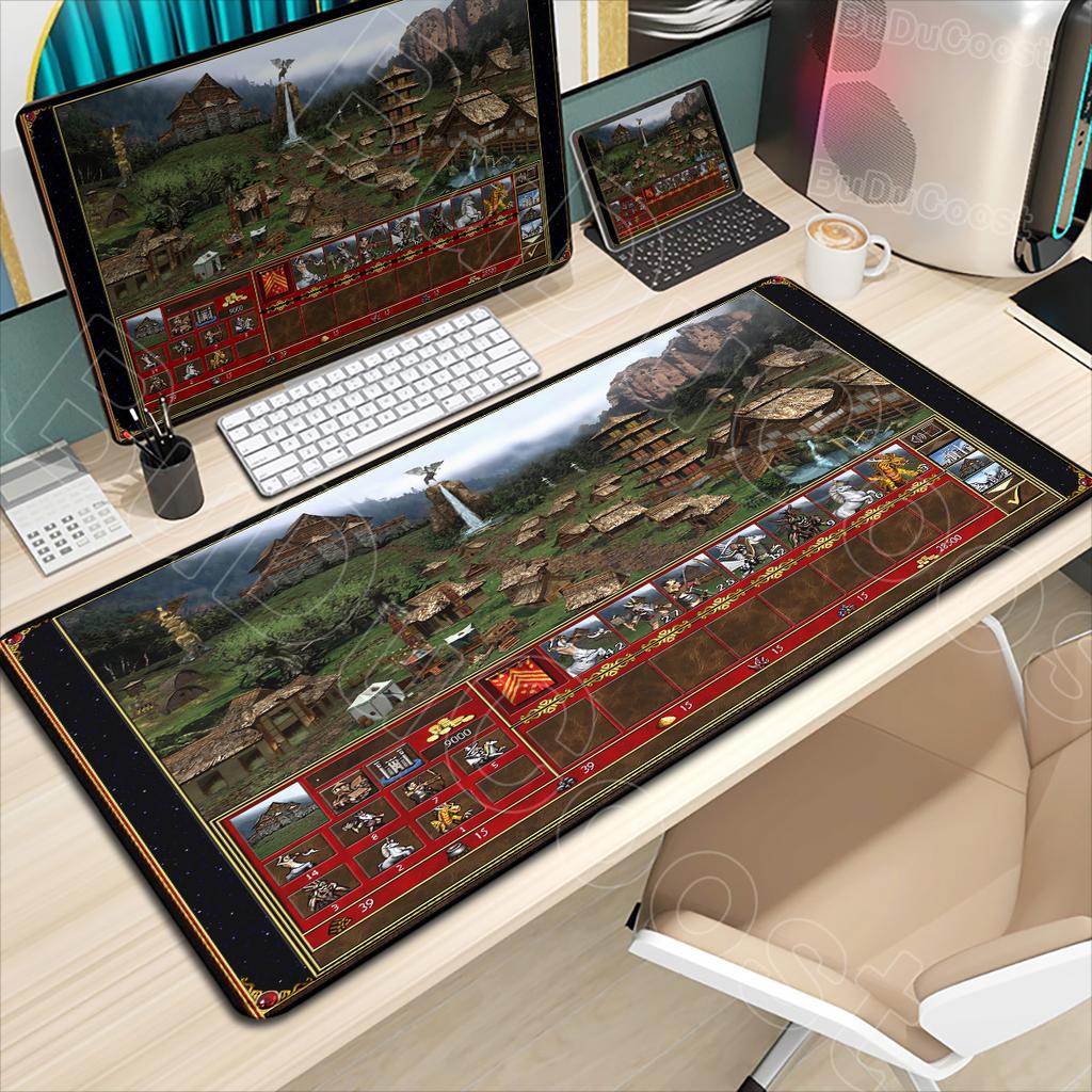 Anime Heroes of Might and Magic 3 Map Laptop Accessories Mouse Pad Gaming Laptops Keyboard Mat Desk Protector Deskmat Gamer Mats