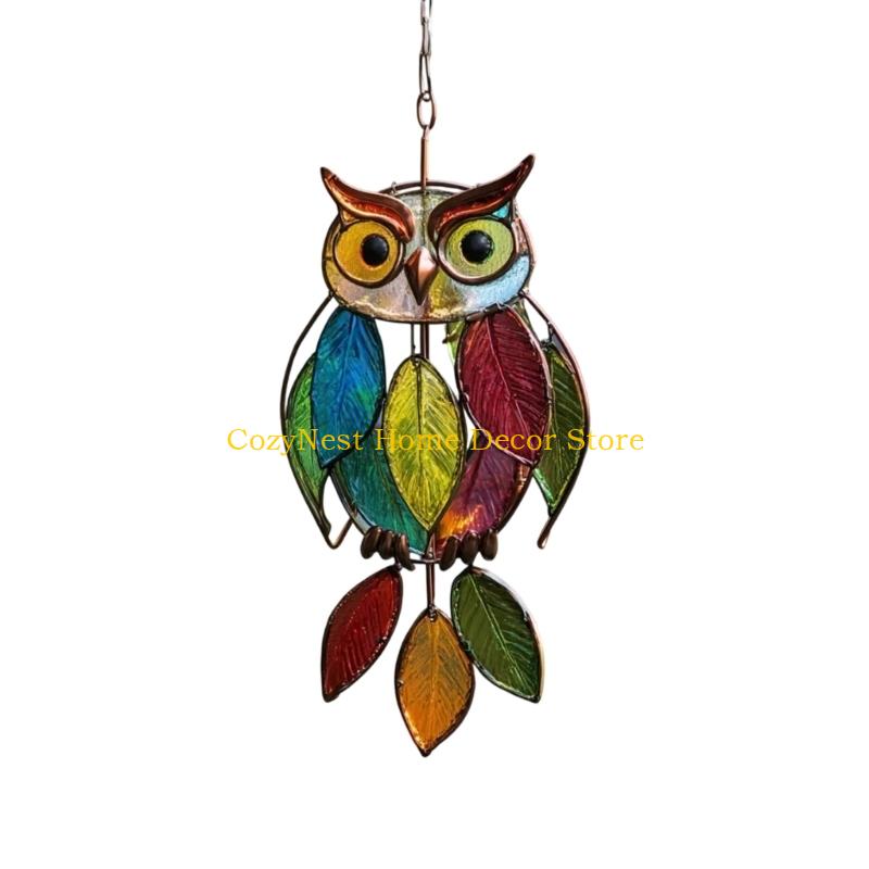 

92MF Owls Design Acrylic Ornaments Safe NonToxic Home Office Decoration Gift