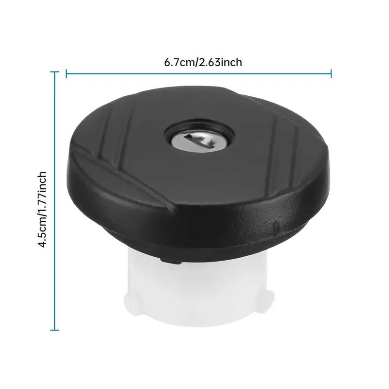 Car Fuel Tank Filler Cap Black Tank Covers With 2 Keys 4411620 For Ford TRANSIT MK7 2006 2007 2008 2009 2010 2011 2012 2013 2014