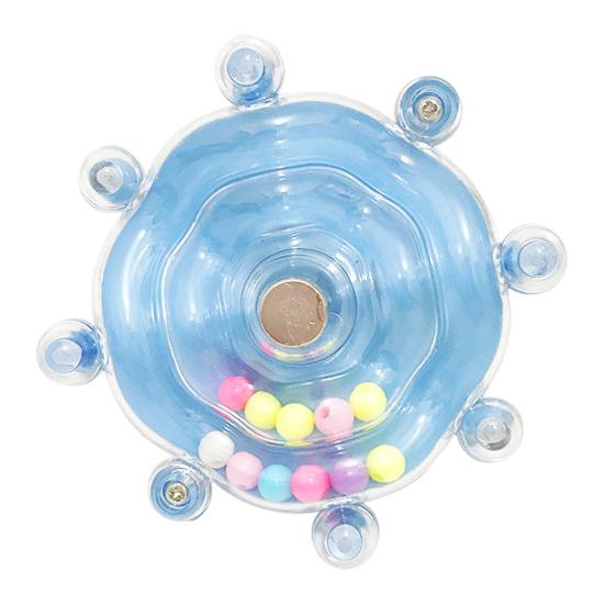 Papegøye Spinner Leke Interaktiv Fugler Spinnende Hjul Tygg Leke Roterende Godbitdispenser Puslespill Burtilbehør for Undulater Konurer Nymfeparakitter