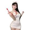 Domila Lenjerie Sexy Bretele Sexy Seducție Hollow Slim Outfit Asistentă Set Uniforme Cosplay F674