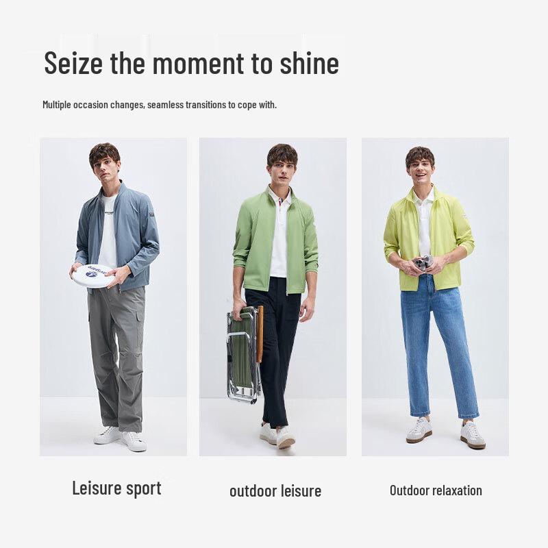 Navigare Men's Outdoor UPF50+ Sun Protection Jacket