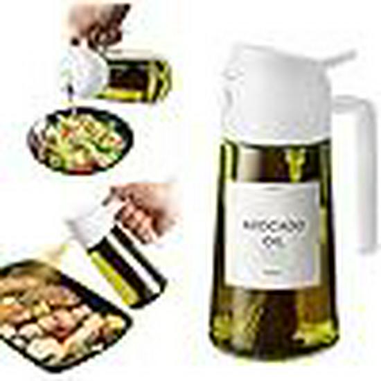 Dual-Use Non-Drip Thickened Atomizable Oil Spray Pot for Kitchen