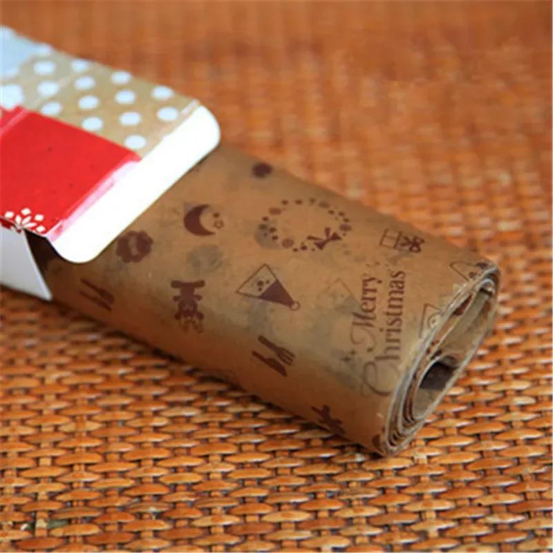50pcs Sheet Oil-Proof Wax Paper Christmas Food Wrapper  Sandwich Burger Fries Baking  Bread Oilpaper Pastry Packaging