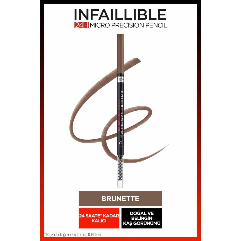 L’Oréal Paris Infallible Brows Upto 24H Micro Precision Pencil- 3.0 Brunette