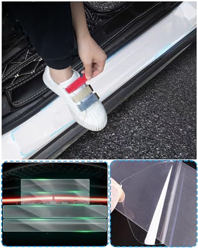 Yige Lii Side Step Guard Scuff Protect Sheet for Mazda MAZDA2, CX-30, 6 Wagon/6 Sedan, MX-30 & EV Model, Mazda3 New Mazda3 Sedan, MAZDA3 Fastback