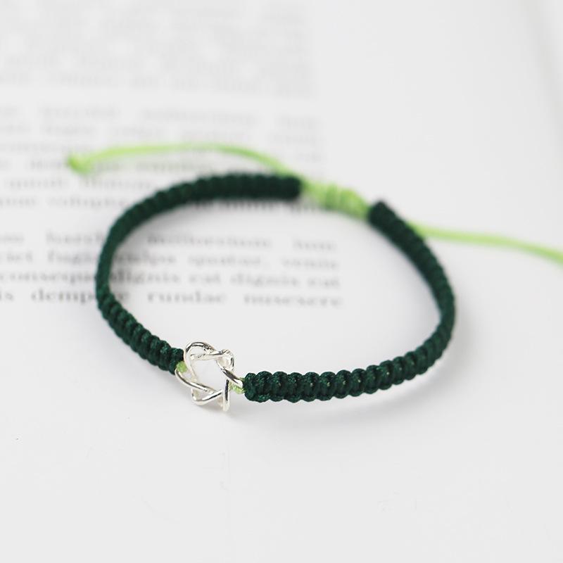 Original Handmade S925 Sterling Silver Six-Pointed Star Guardian Bracelet for Women