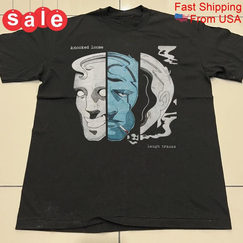 New Knocked Loose Laugh Tracks Gift For Fans Unisex S-5XL Shirt Unisex T-Shirt S
