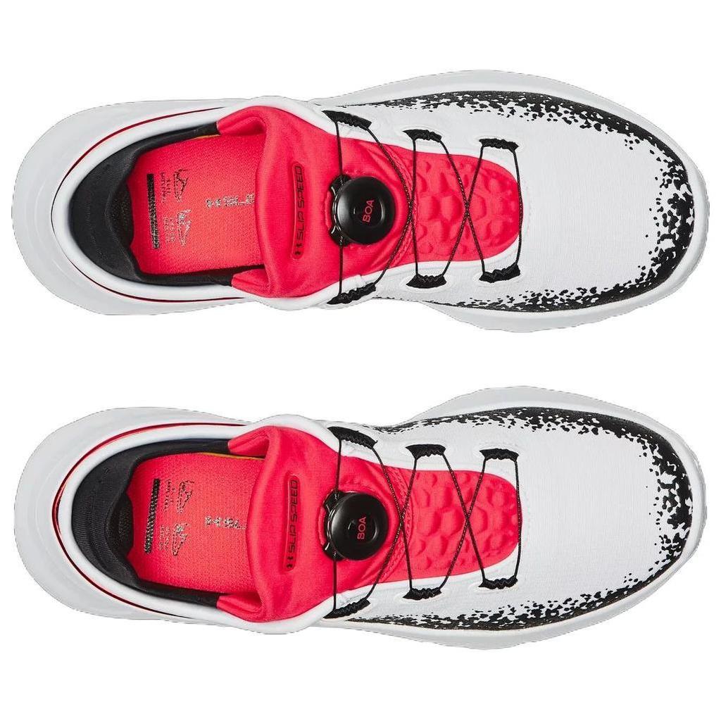 Under Armour SlipSpeed Mega White Black Red Unisex Sneakers 3028539-109