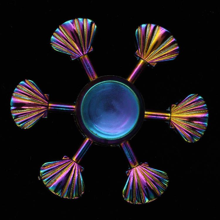

squishy toys Fidget Spinner juguetes Rainbow Fidget Durable Metal Spinner Colorful Fingertip Gyro juguetes sensoriales adulto Relief Toy