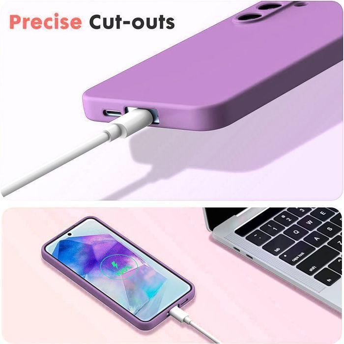 Coque de protection - BOOLING - Samsung Galaxy A26 5G - Ultra Slim - Antichoc - Violet