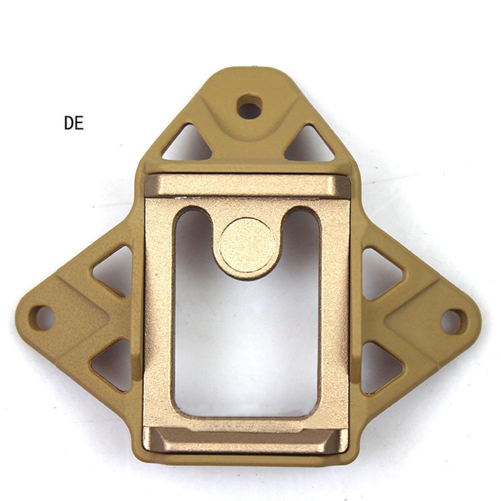 Outdoor Helmet Shield 3 Hole NVG Installation ABS+metal Adapter For Cosplay Outdoor Training Helmet Adapter