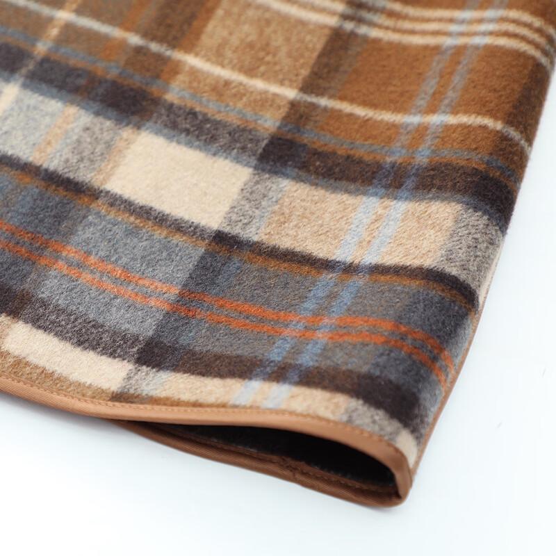 Pasite Women's Mid-Length Plaid Double-faced Wool Coat