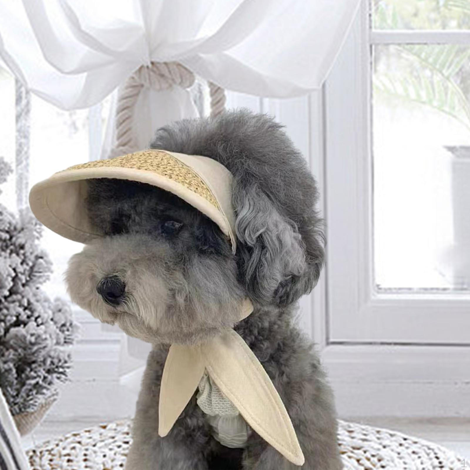 

Fashionable Pet Sun Visor for Outdoor Adventures бежевий