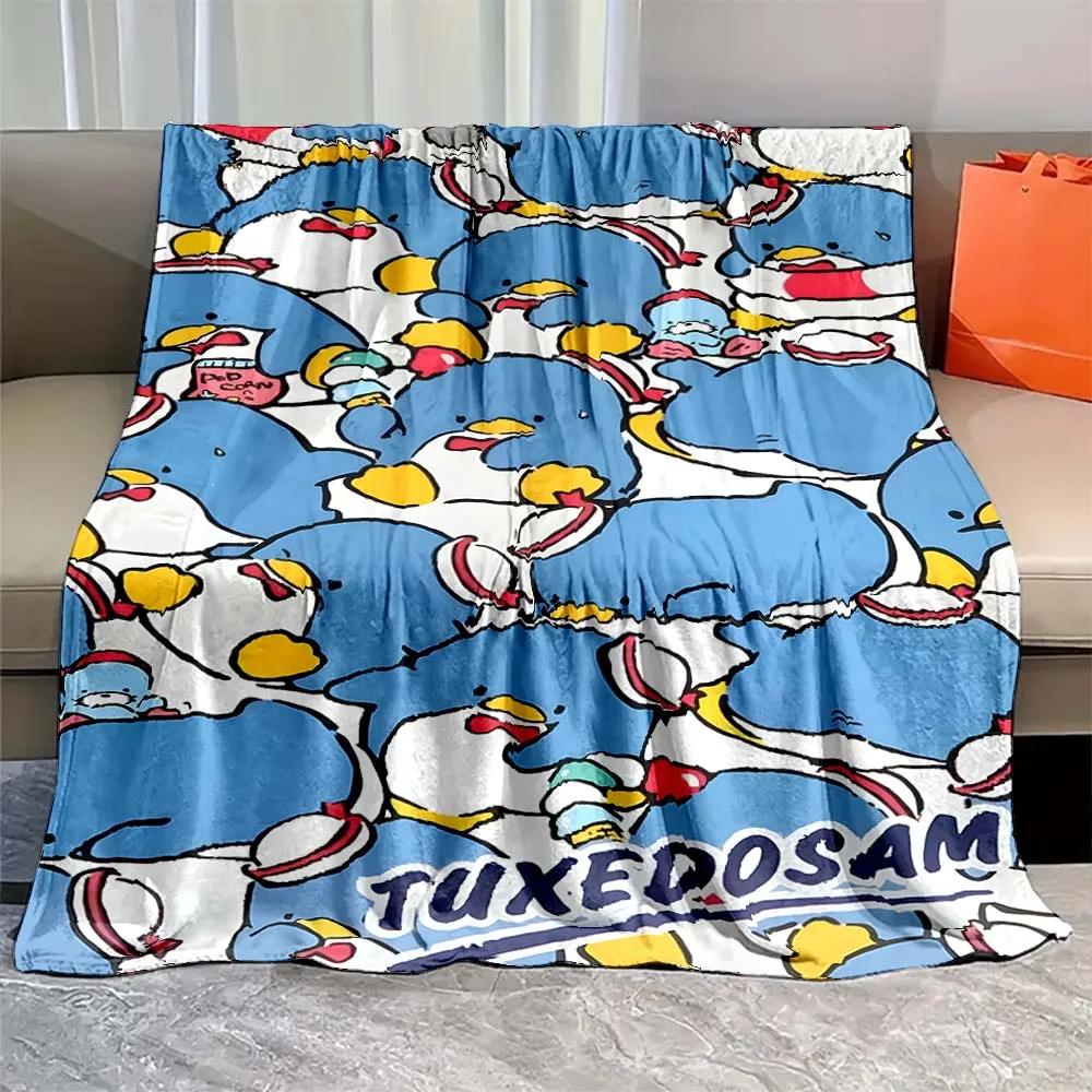 Japanese Tuxedo Sam Soft Blanket Soft Fluffy Blanket for Winter and Throws Furry Children Printed Modern Gift