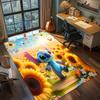 Stitch: The Mischievous Cutie Rug Carpet Large Area Rug Non Slip Washable Floor Mat Gamer Room Bedroom Home Decor