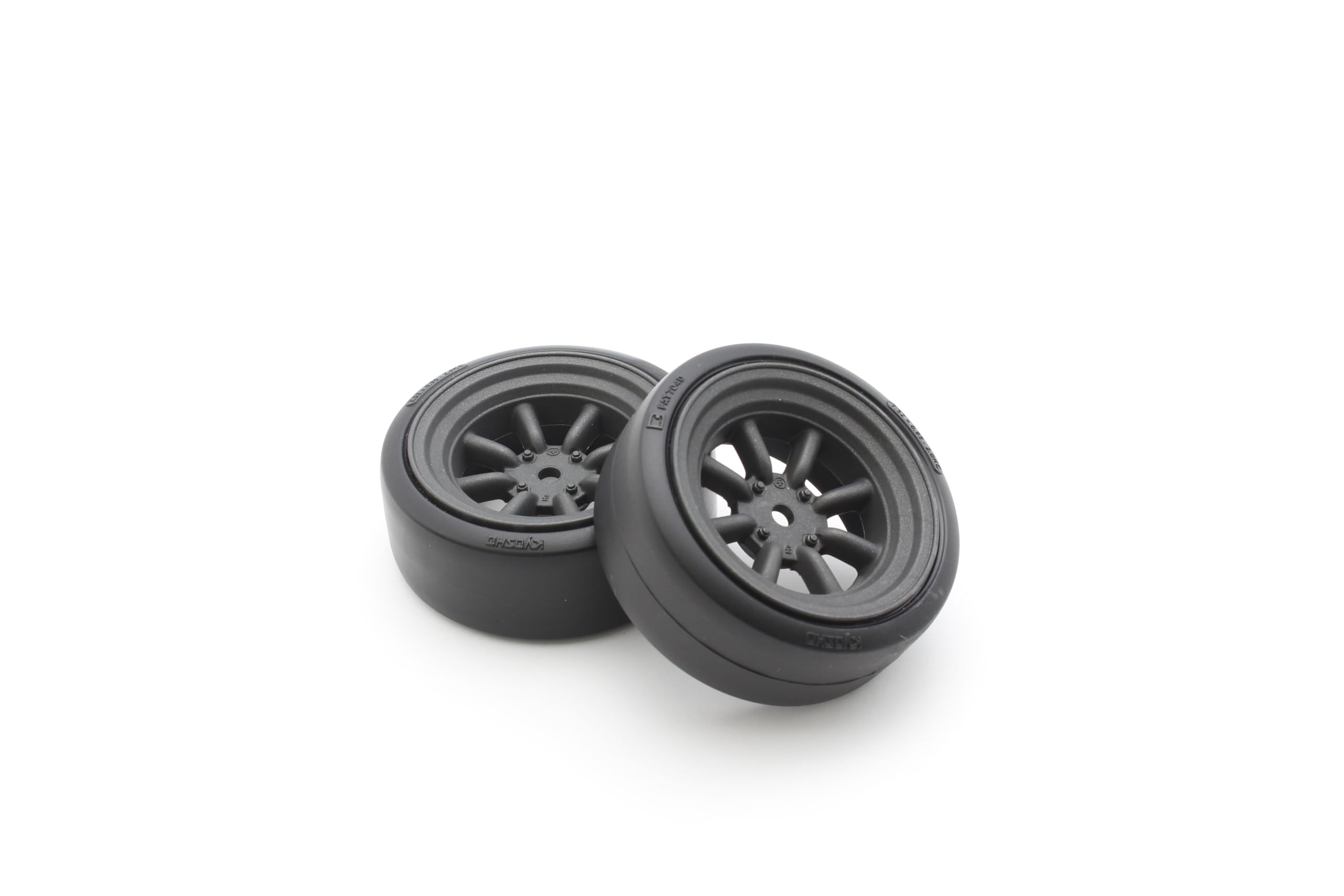 

Kyosho Drift Tires for FZD2 Watanabe FATH710BKD Pre-Installed (8-Spoke Wheels/Black/2-Pack)