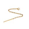 10pcs Gold Color Plated Stainless Steel 8cm Long Chain Ear Line Earrings Earwire DIY Women Drop Dangle Earrings Jewelry Making