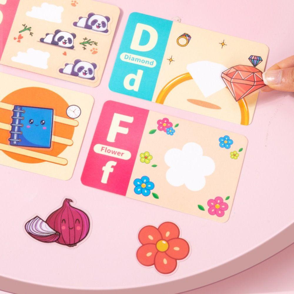 With Pen Water Drawing Book 26 Alphabet Water Coloring Cards Toy  Hand Strength Development