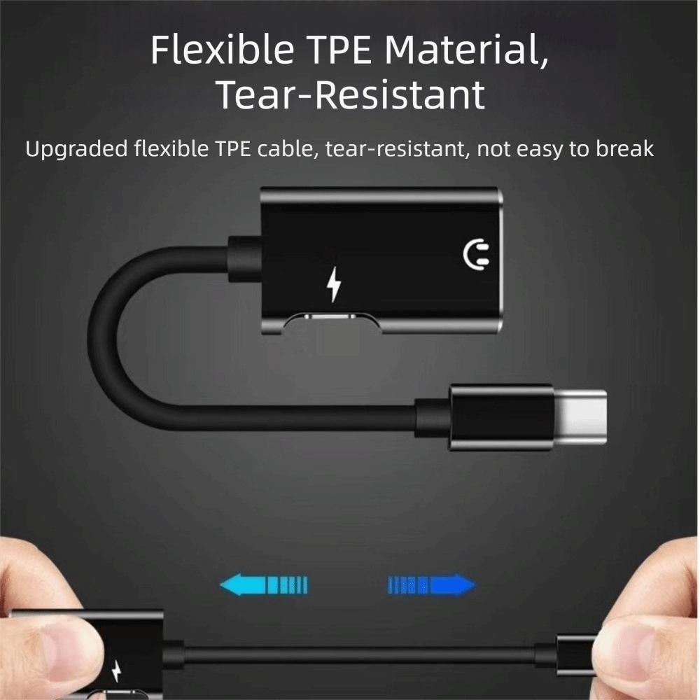 Clear Sound Type C to 3.5mm Adapter Female to Male Audio Converter Cable Music Listening