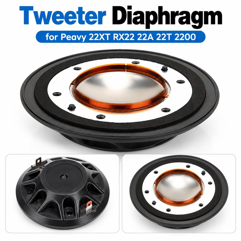 1Pcs 8 Ohm Speaker Diaphragm Titanium Dome Speaker Components for Peavy 22XT RX22 22A 22T 2200