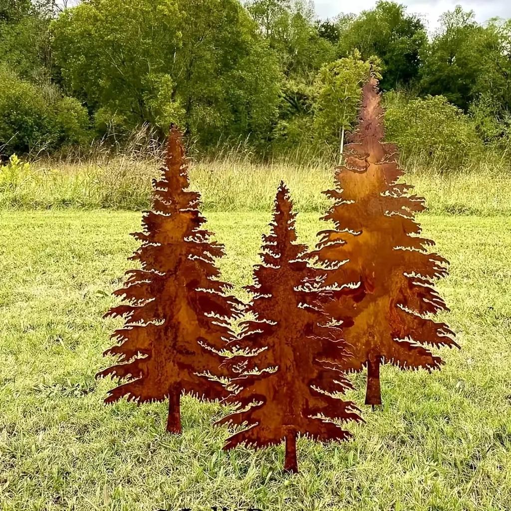 Metal Tree Decor Vintage Garden Christmas Ornament