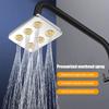 360° Rotating Top Spray Shower Head Wall-Mounted Shower Replacement Bath Shower Head  Home