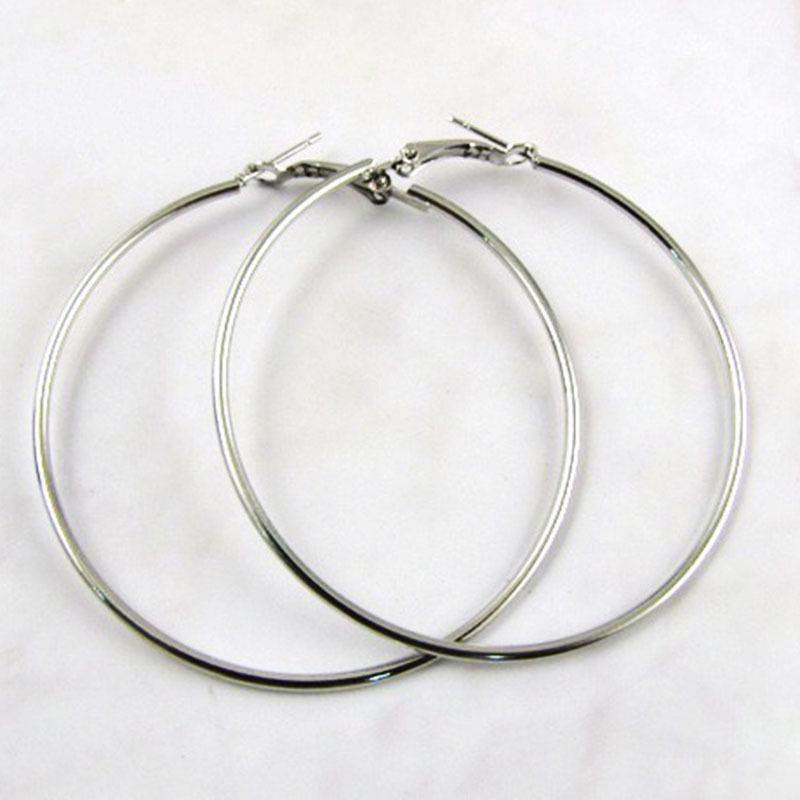 Minimalist, Individualistic, Exaggerated Large Circle Earrings, Women'S Fashionable Large Circle Earrings With Temperament