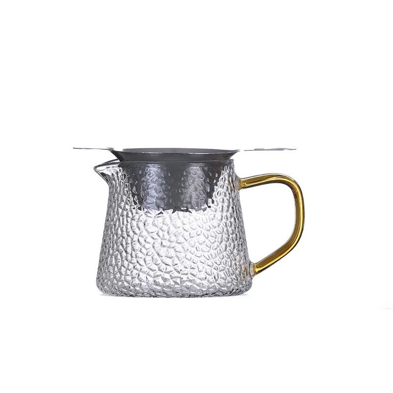 Beiduo Yang Hammered Triangular Glass Teapot