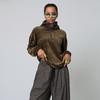 As Platform Aw22Tl05 Velour G Hoodie_Sepia