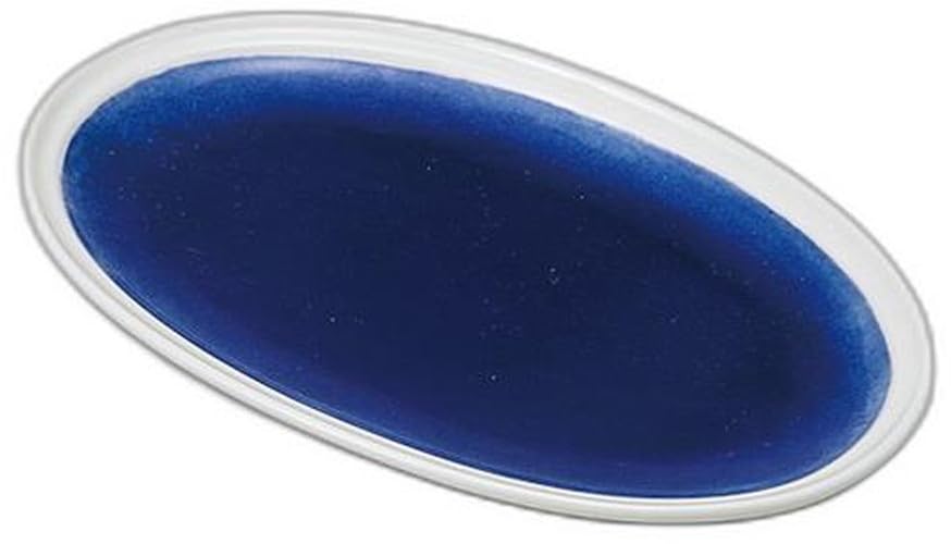 

Night Sky Oval Plate x x Setomonohonpo Pottery Plate [22 13.8 2cm]