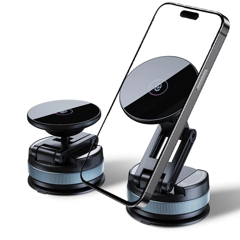 Magnetic Phone Holder Stand Car Vacuum Suction Cup for iPhone 17~12 Samsung Xiaomi For Windshield/Dashboard Cellphone Bracket