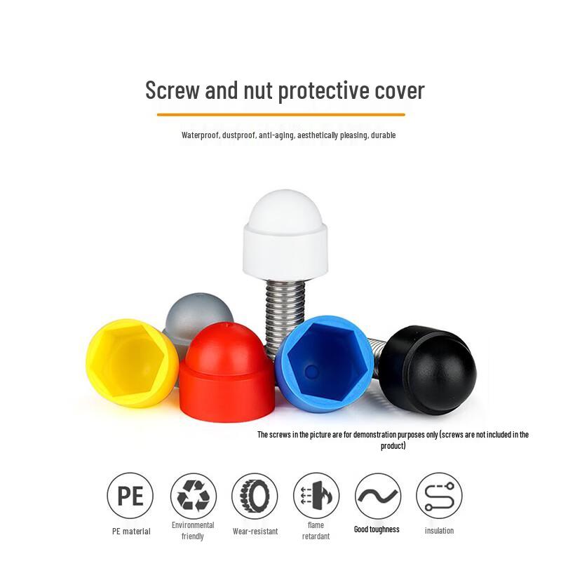Plastic Decorative Hex Nut Caps