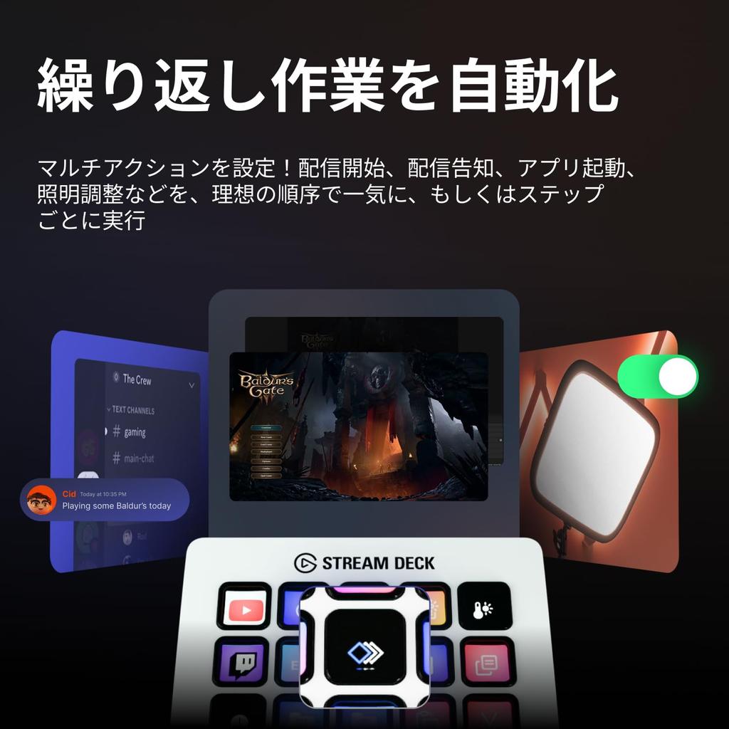 Elgato Stream Deck White Elgato Stream Deck Controller for Live Content Streamer Compatible MK.2 - MK.2 [15-Key Layout] Creation, Device,