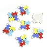 Enamel Charms Heart Shaped Round Irregular Puzzle Alloy Pendants for DIY Necklace Bracelet Earrings Keychain