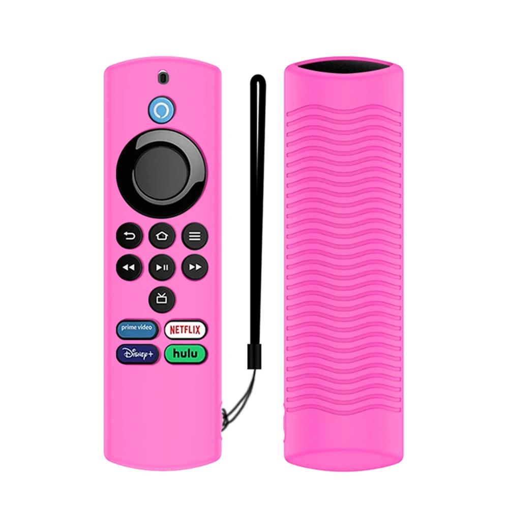 Silicone TV Remote Control Case for Amazon ALEXA Voice Fire TV Stick Lite 2rd Generation Shockproof Anti-Slip Protector Cover