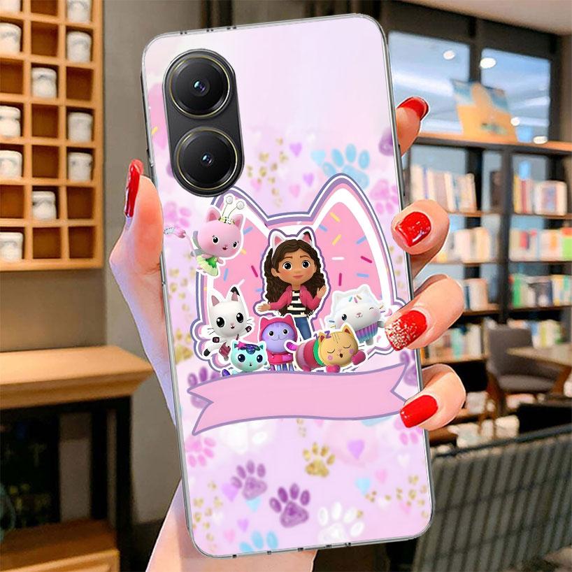 Cartoon Gabbys Dollhouse Phone Case For Xiaomi Poco F7 Ultra X7 X6 X5 Pro M7 Redmi 15C 15 13C 13 12C 12 10C 10 9A 9C 9T 9 Shell