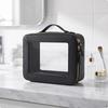 Cosmetic Bag with Carry Handle Transparent Clear Makeup Pouch Compact