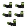 10Pcs Professional Golfing Iron Ferrules for 0.35Inch Tapered Parallel Shafts Colorful Striped Golfing Tapered Ferrules 69HD