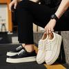 Fashion Luxury Brand Men's Shoes Comfy Outdoor Leather Shoes New Lace Up Breathable Retro Casual Shoes for Men Walking Sneakers Mocassin