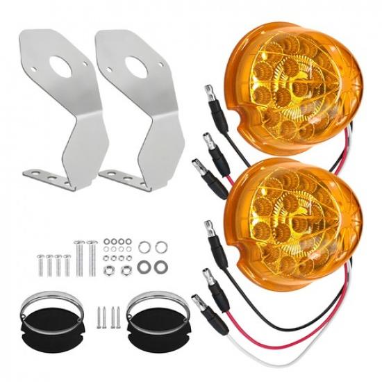 Watermelon LED Side Marker Light Under Glow + Mount Bracket Lamp For Ford F150