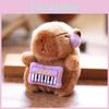 Cute Capybara Plush Toy Pendant With Pp Cotton Filling For Bag Decor And Gifts