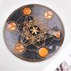 Viking Divination Rune Coaster Tray Mould Rune Stones Silicone Resin Mould