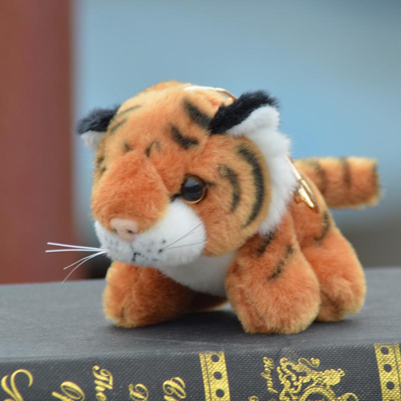 Internet Celebrity Cute Tiger Plush Doll - 3-Inch Claw Machine Toy 10 cm Pendant